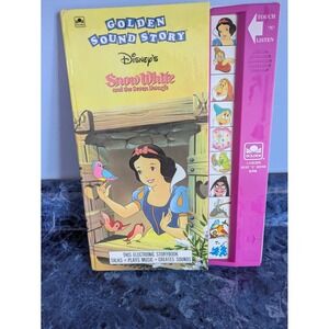 Disney's Snow White and the Seven Dwarfs Golden Sound‎ Story Book 1981